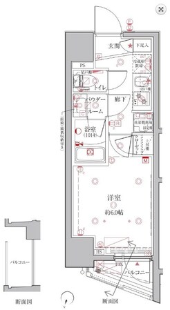 クレイシアIDZ千代田岩本町の物件間取画像